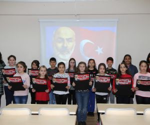 Efeler Belediyesi Kültür Evleri’ndeki çocuklar 12 Mart’ı unutmadı