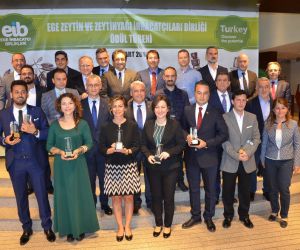 Zeytin ve zeytinyağı ihracat şampiyonlarına ödül