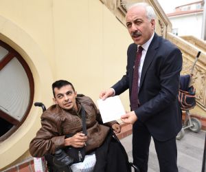 Engelli öğrencilerden Afrin’e en anlamlı bağış