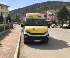 PTT Mobil Aracı Vezirhan’da hizmet vermeye başladı