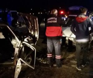 Konya’da trafik kazası: 1 ölü, 3 yaralı