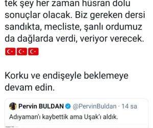Milletvekili Toprak’tan Pervin Buldan’a sert cevap