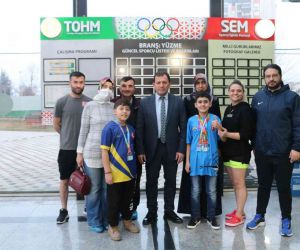 Ali İhsan Kabakcı’dan şampiyonlara ziyaret