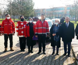 Rektör Tabakoğlu, Ukrayna’dan gelen Kırım Tatar Türklerini ziyaret etti