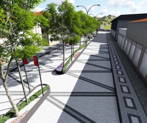 Ortaklar Atatürk Caddesi’nin çehresi değişiyor