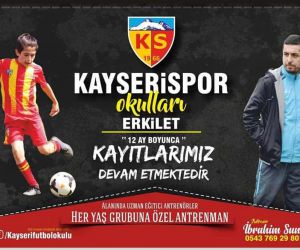 Erkilet Kayserispor Futbol Okulları depremzedelere ücretsiz
