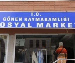 Gönen’de sosyal market açıldı