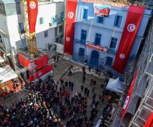 Tunus’ta binlerce göstericinin katılımıyla hükümet karşıtı protesto