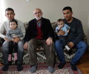 Trabzon Özbek depremzede aileye yuva oldu