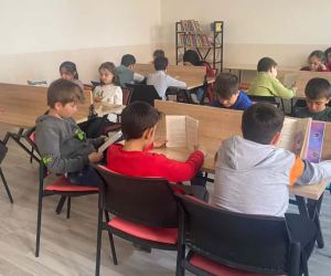 Hisarcık Cumhuriyet İlkokulu Kütüphanesi’nin işlevselliği arttırıldı