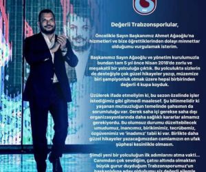 Ertuğrul Doğan, Trabzonspor başkanlığına aday olduğunu açıkladı.