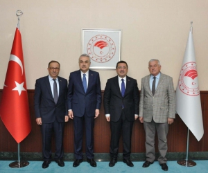 Aydın Ticaret Borsası Meclis Başkanı Erdel, Bakan Yardımcısı Pakdil ile görüştü