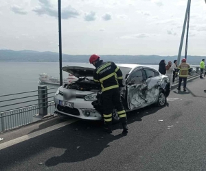 Osmangazi Köprüsü’nde kaza