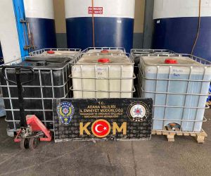 Adana’da 59 bin 900 litre kaçak akaryakıt ele geçirildi