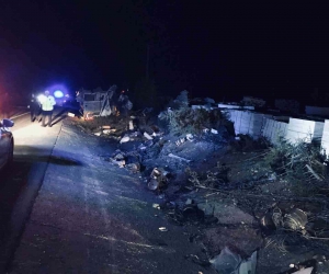 Konya’da kamyonet ağaçlara çarptı: Sürücü öldü, oğlu yaralandı