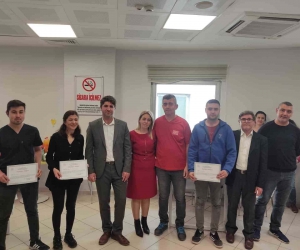 Köyceğiz Devlet Hastanesi’nden deprem bölgesinde gönüllü çalışan personele teşekkür