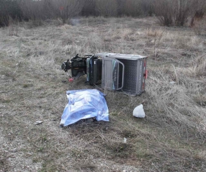 Konya’da elektrikli motosiklet devrildi, sürücü hayatını kaybetti