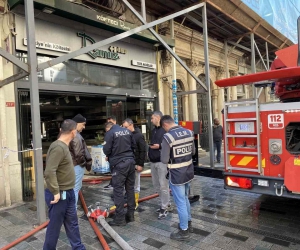 İstiklal Caddesi’nde restoranda korkutan yangın