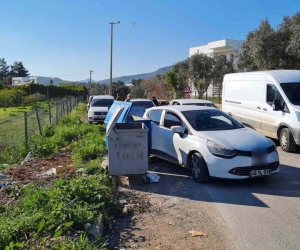 Polisten kaçarken kaza yaptı, kovalamaca sonucu yakalandı