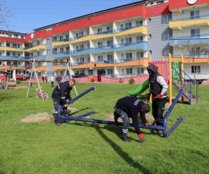 Yunusemre Belediyesinden depremzede çocuklar için park