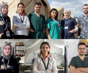  Çapa’nın gönüllü sağlıkçıları Hatay’da depremzedelerin yaralarını sarıyor