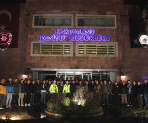 Kastamonu’dan 100 polis deprem bölgesine uğurlandı