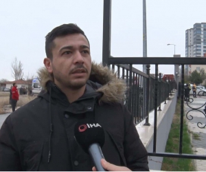Elektrik arızasından çıkan yangında 14 kişi dumandan etkilendi