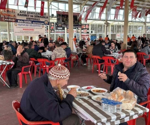 Pamukören’de şehitler için keşkek hayrı düzenlendi