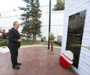 Çavuşoğlu, Kahire’de 18 Mart Şehitlerini Anma Günü ve Çanakkale Deniz Zaferi törenine katıldı