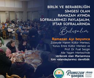 Gölbaşı Belediyesi iftar sofrası buluşmaları başlıyor