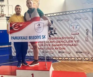 Denizlili halterci Türkiye Şampiyonu oldu