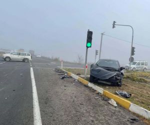 Muratlı Çevre Yolu’nda trafik kazası: 2 yaralı