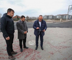 Başkan Kavuş, Meram’ın yeni caddelerinde incelemelerde bulundu