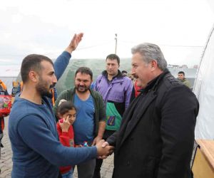 Başkan Palancıoğlu Kahramanmaraş Çadırkent’te depremzedeleri ziyaret etti