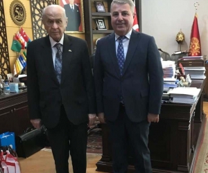Aday adayı oldu, Bahçeli’yi ziyaret etti