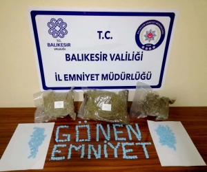 Gönen’de uyuşturucu operasyonunda 2 kişi tutuklandı
