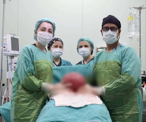 Karabük’te 47 yaşındaki kadından 3 kilo 750 gram ur alındı