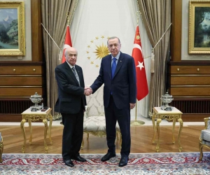 Cumhurbaşkanı Erdoğan, MHP Genel Başkanı Bahçeli ile görüştü