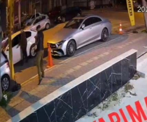Tartıştığı adamı bacağından vurdu, otomobilin etrafından takip edip kovaladı