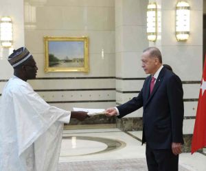 Cumhurbaşkanı Erdoğan, Gambiya Büyükelçisi Conteh’i kabul etti