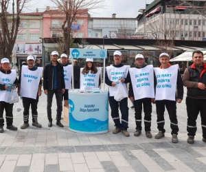 Uşak Belediyesinden su için farkındalık etkinliği