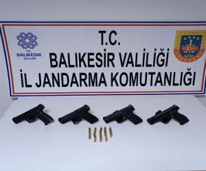 Balıkesir İl Jandarma Komutanlığınca silah, mühimmat imal ve ticaretine operasyon