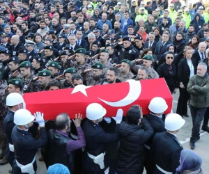 Samsun’da şehit polis için tören