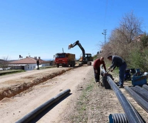 Sungurlu’da içme suyu hattı yenileniyor
