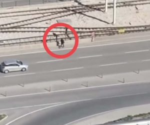 Bursa’da hırsızlar canlarını hiçe sayarak mazgalları böyle çaldı