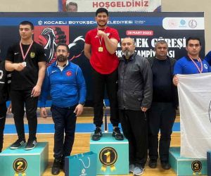Haliliyeli sporcu namağlup Türkiye şampiyonu oldu