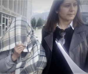 Bebeğini boğup eşi yakmaya çalışan kadın tutuklandı