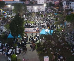 Nazilli Belediyesi iftar yemeklerine Yeşil Mahalle’de devam etti