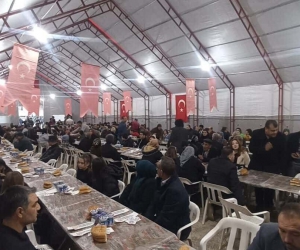 Şehit aileleri ve gaziler iftar sofrasında bir araya geldi