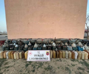 Van’da 550 litre kaçak motorin ele geçirildi
